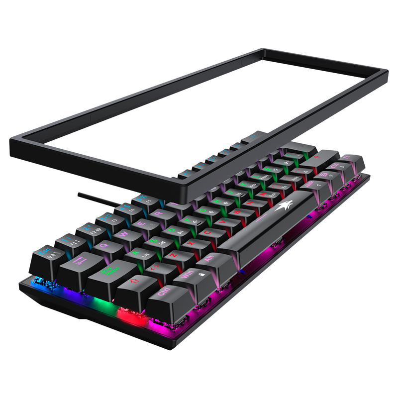 TECLADO VIFROZT BERSERKER MINI | MECANICO | SW-RED | RAINBOW | NEGRO