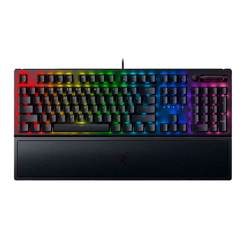 TECLADO RAZER BLACKWIDOW V3 | MECANICO | SW-YELLOW | RGB | NEGRO