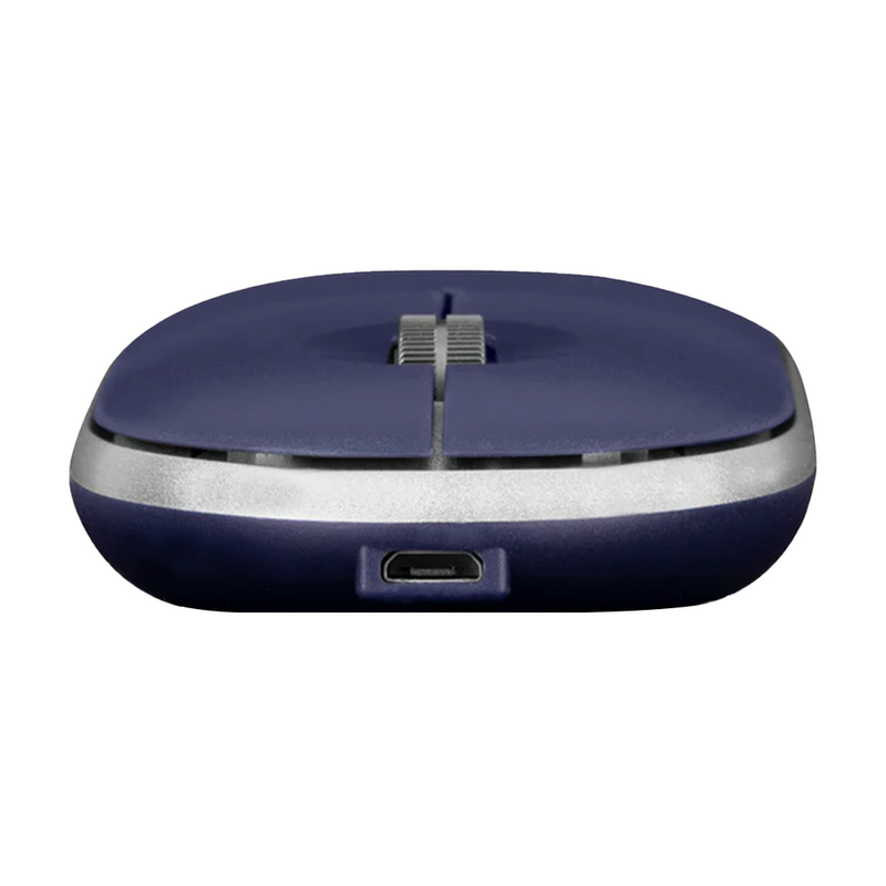 MOUSE MICRONICS BRICKELL MIC M703RX | INALAMBRICO | 1,600 DPI | AZUL-PLATEADO