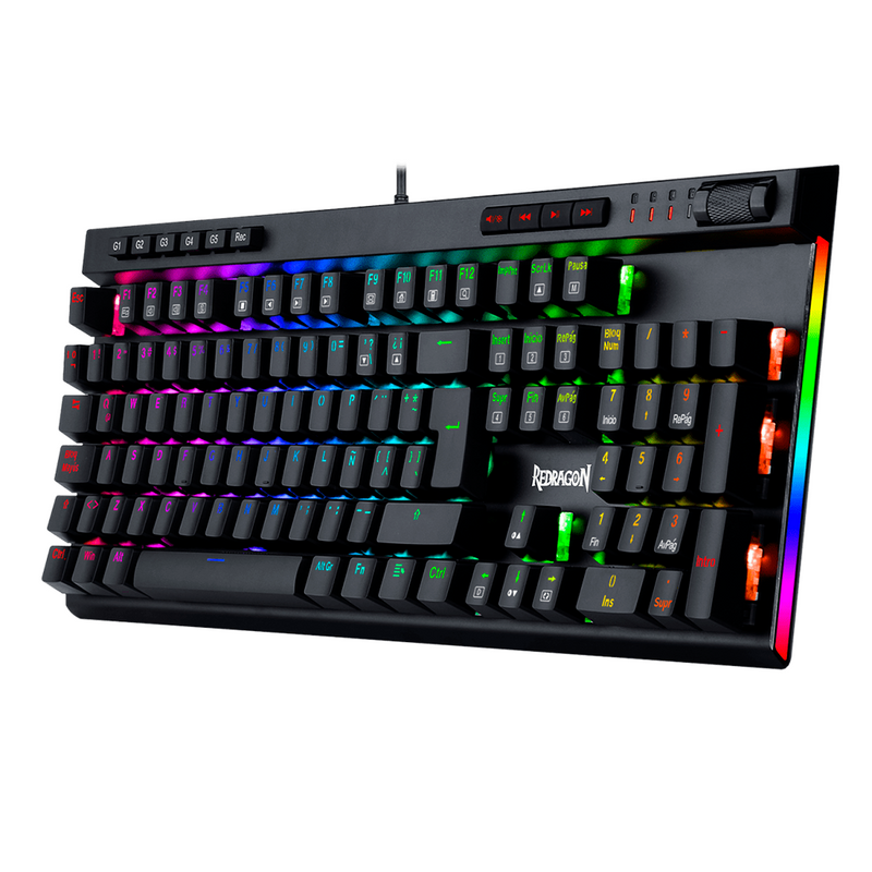 TECLADO REDRAGON VATA PRO K580PRO | OPTOMECANICO | SW-BROWN | RGB