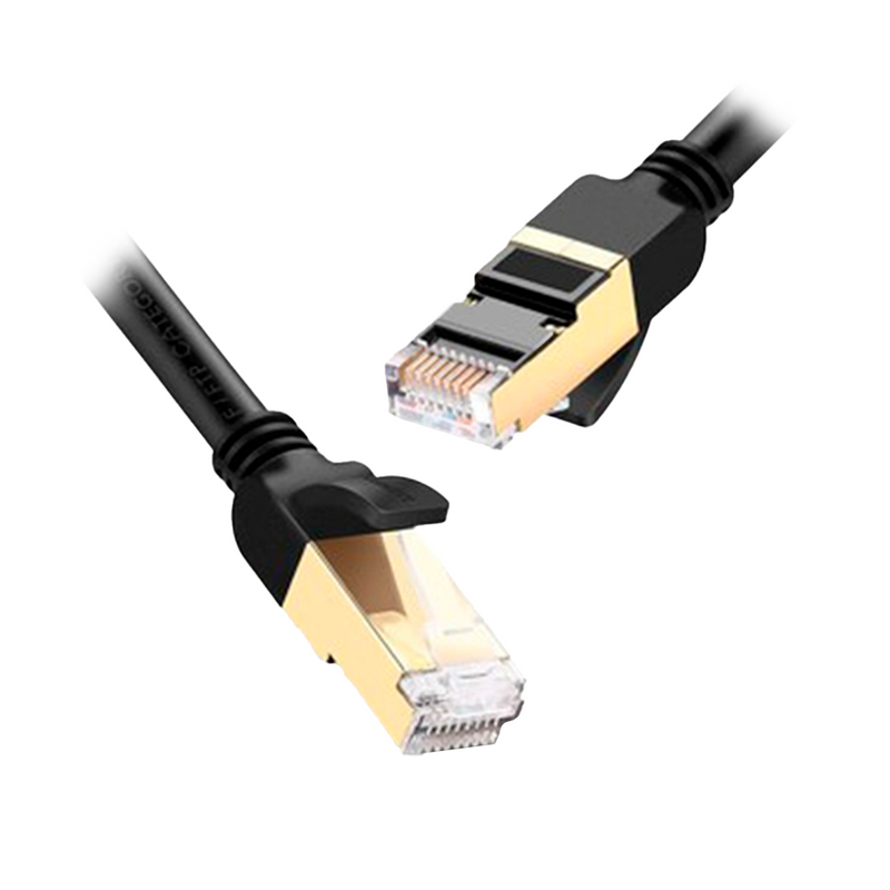 CABLE DE RED UGREEN 11270 | CAT 7 | 600MHZ | 3 METROS | NEGRO