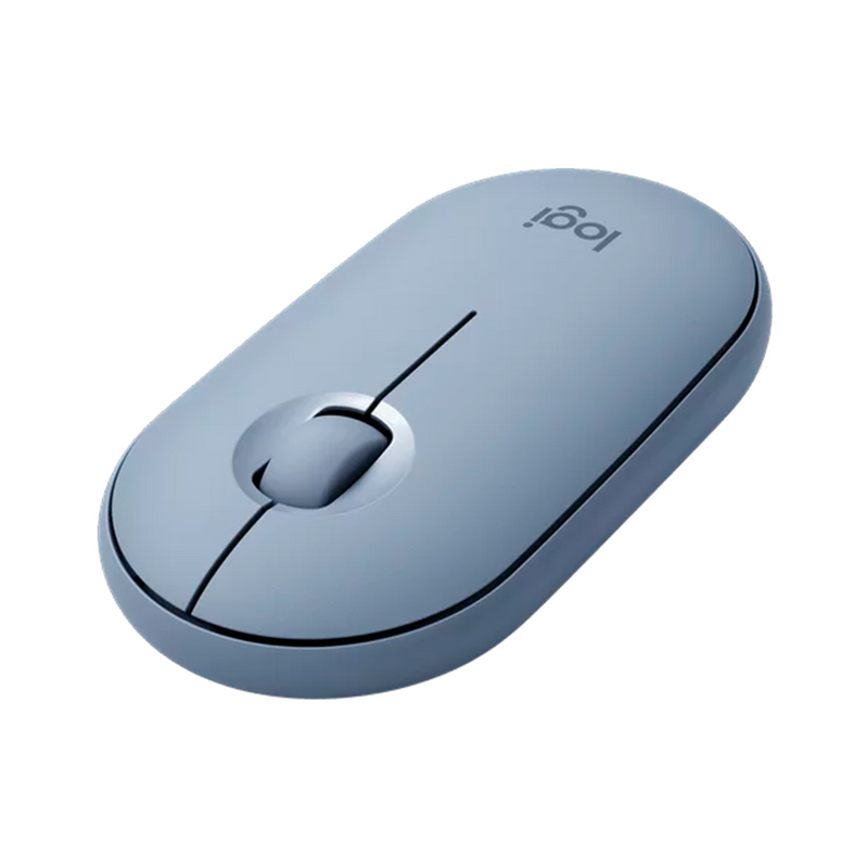 MOUSE LOGITECH M350 PEBBLE | BLUETOOTH - INALÁMBRICO | 1,000 DPI | GRIS