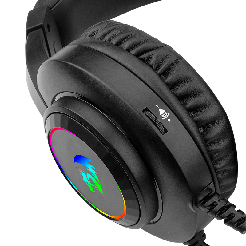 AUDIFONO REDRAGON HYLAS H260 | 3.5MM | ESTEREO | RGB | NEGRO