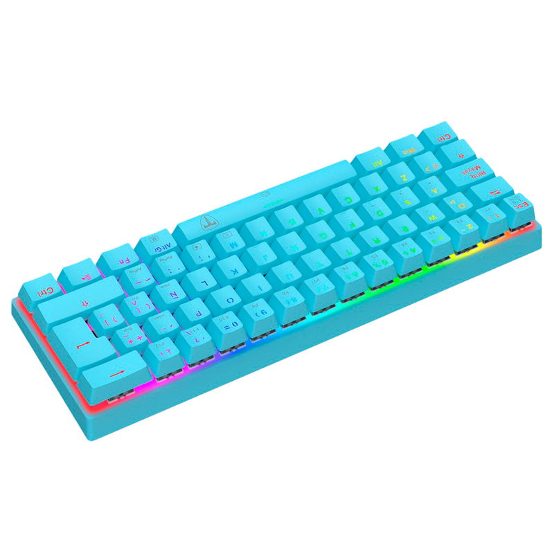 TECLADO T-DAGGER ARENA T-TGK321 | ESPAÑOL | MECANICO | SW-RED | RGB | AZUL