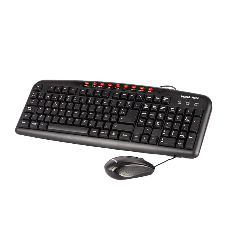 COMBO HALION KM-2011+MO-040 | TECLADO + MOUSE