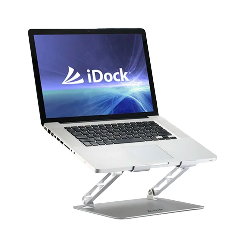 SOPORTE PARA LAPTOP IDOCK DIAMOND I50 | ALUMINIO | PLATEADO