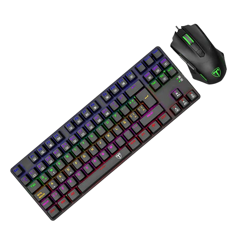 COMBO T-DAGGER ADVANCE FORCE T-TGS005-SP | TECLADO + MOUSE | NEGRO