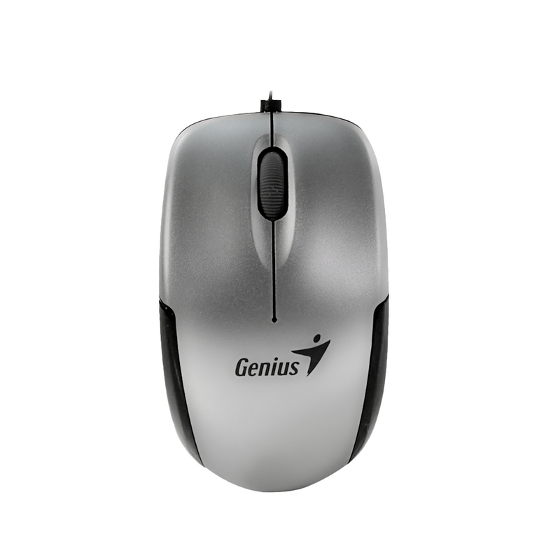 MOUSE GENIUS MICRO TRAVELER | RETRACTIL | 1,000 DPI | PLATA