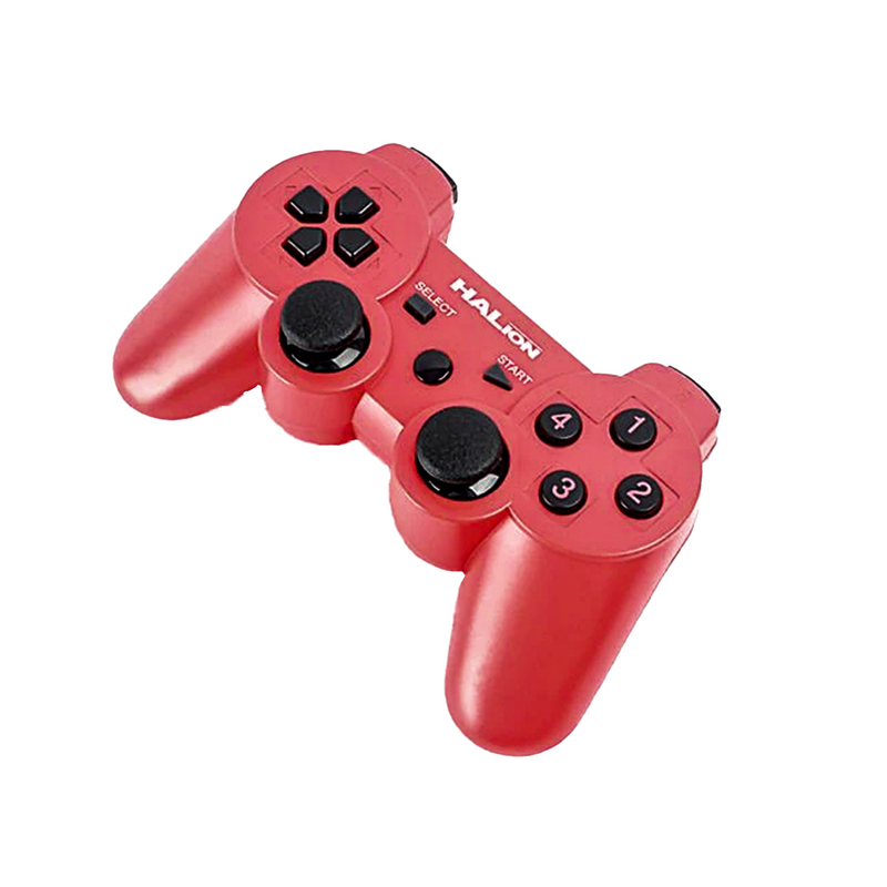 GAMEPAD HALION HA-8008 | INALAMBRICO | PC-PLAY2-PLAY3-ANDROID TV | ROJO