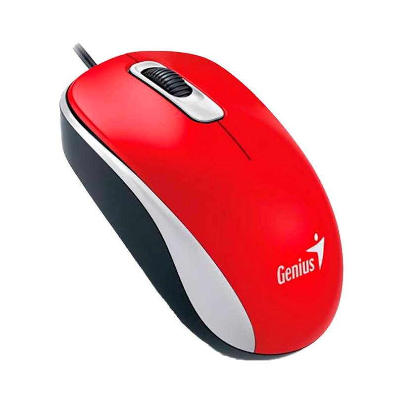 MOUSE GENIUS DX-110 | 1,000 DPI | ROJO