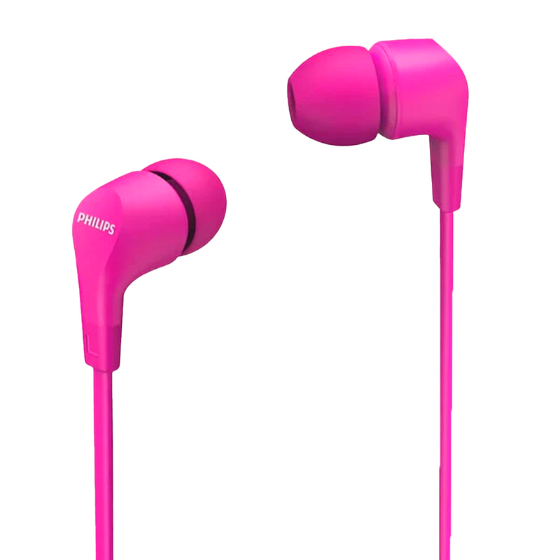 AUDIFONO PHILIPS TAE1105PK | 3.5MM | ESTEREO | ROSADO