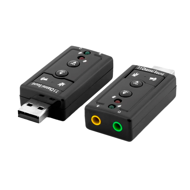 ADAPTADOR DE AUDIO USB-AUDIO 7.1