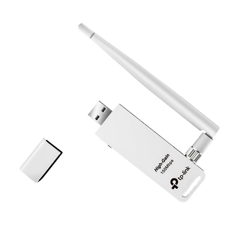 ADAPTADOR WIFI TP-LINK  TL-WN722N | 150 Mbps | USB | 1 ANTENA