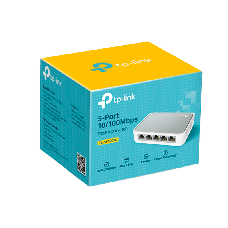 SWITCH TP-LINK TL-SF1005D | 5 PUERTOS | 10/100Mbps