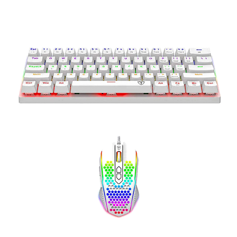 COMBO T-DAGGER MAIN FORCE T-TGS008 | TECLADO+MOUSE | BLANCO