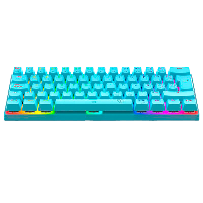 TECLADO T-DAGGER ARENA T-TGK321 | ESPAÑOL | MECANICO | SW-RED | RGB | AZUL