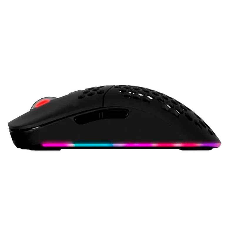 MOUSE MICRONICS WARRIOR RX - MICGM828RX | INALAMBRICO | 1,600 DPI | RGB | NEGRO