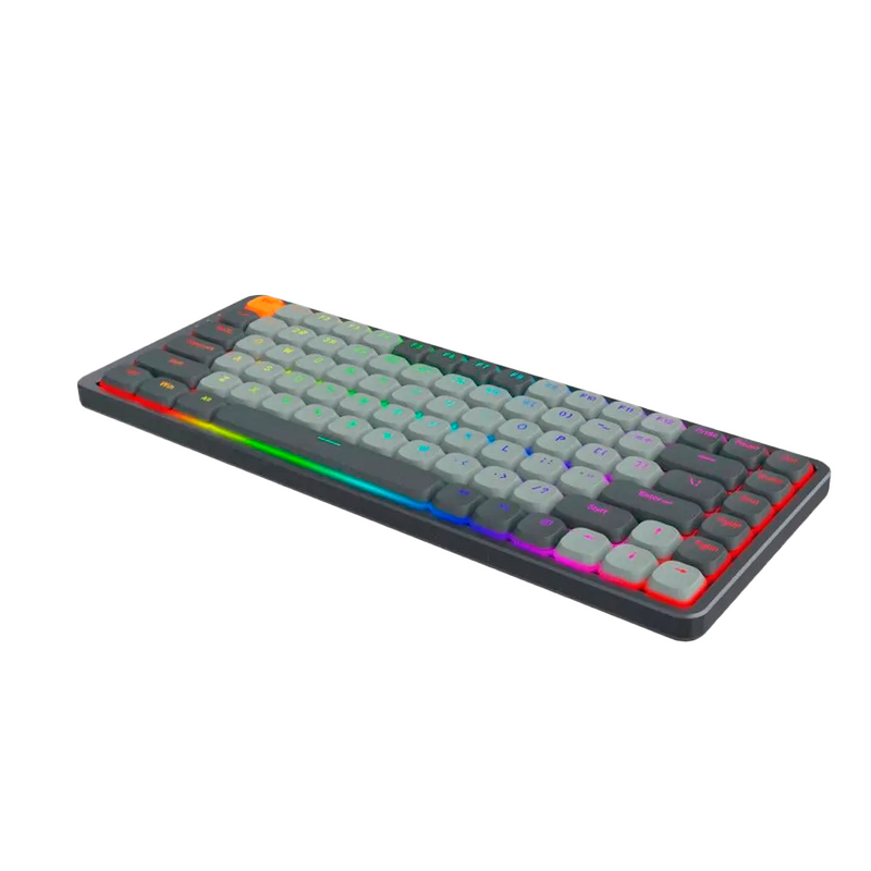 TECLADO REDRAGON AZURE K652GG | INGLES | INALAMBRICO | MECANICO | SW-LINEAL | RGB | BLANCO-GRIS