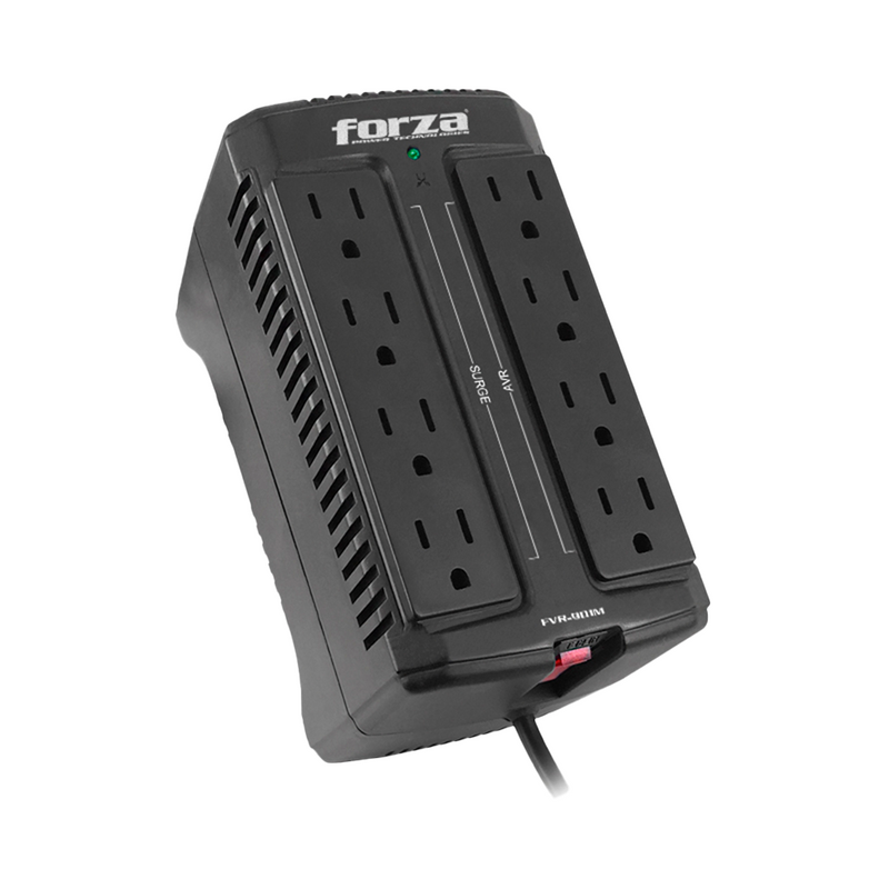 ESTABILIZADOR FORZA FVR-902 | 900VA/450W | 8 TOMAS