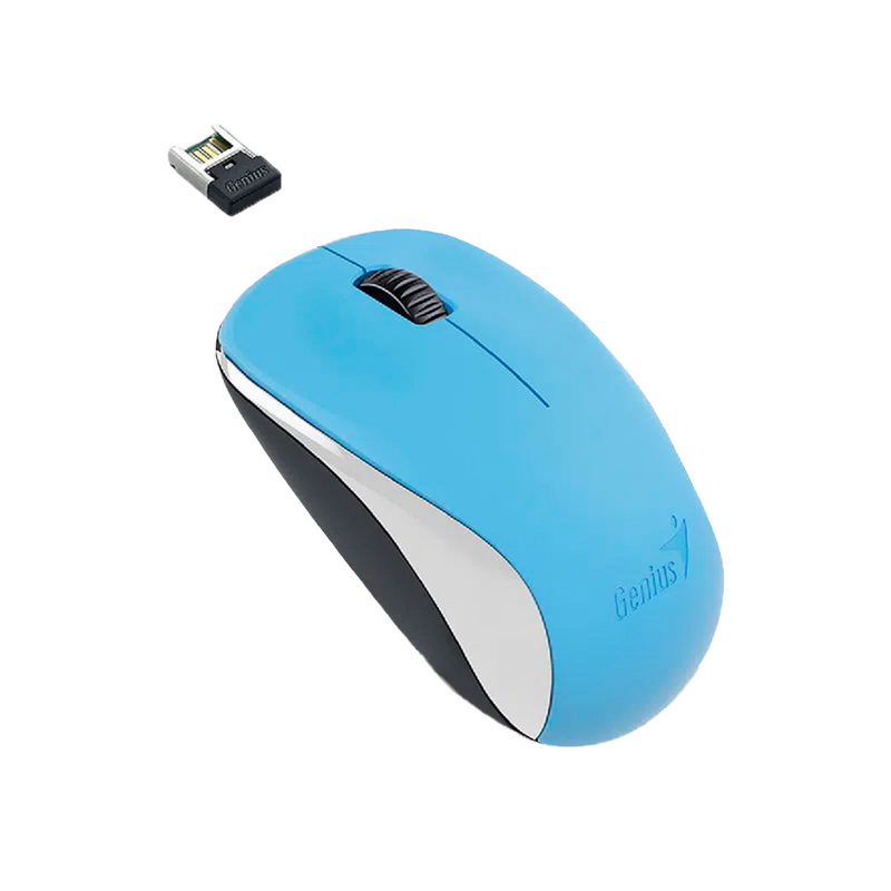 MOUSE GENIUS NX-7000 | INALAMBRICO | 1,000 DPI | CELESTE