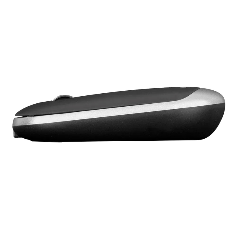 MOUSE MICRONICS BRICKELL MIC M703RX | INALAMBRICO | 1,600 DPI | NEGRO-PLATEADO