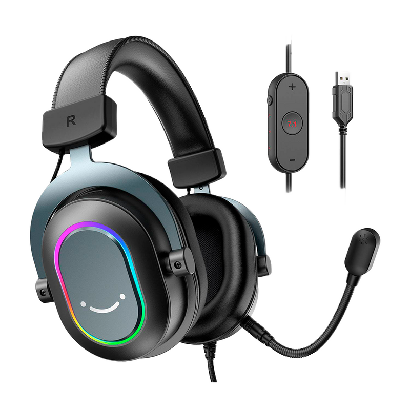 AUDIFONO FIFINE H6 | USB | 7.1 | RGB | NEGRO