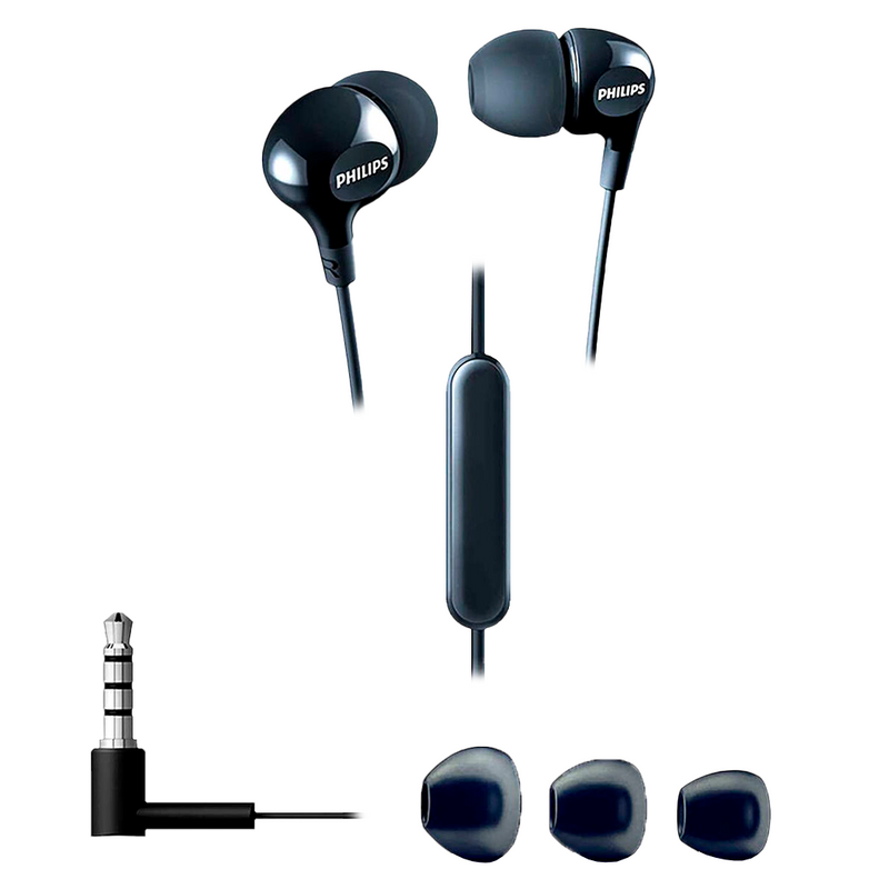 AUDIFONO PHILIPS SHE3555BK | 3.5MM | ESTEREO | NEGRO