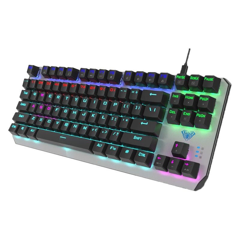 TECLADO AULA F2067 | MECANICO | SW-BLUE | RAINBOW