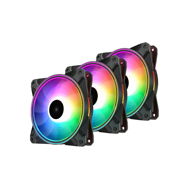 COOLER PARA CASE DEEPCOOL CF120 PLUS | 3 EN 1 | 120MM | ARGB