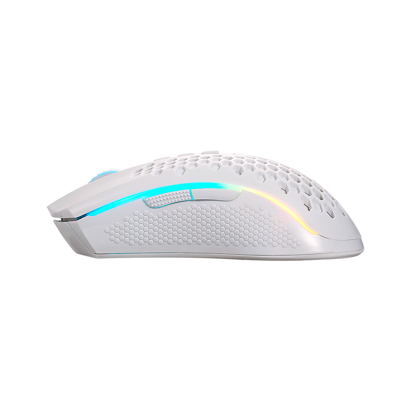 MOUSE REDRAGON STORM PRO M808-KS | INALAMBRICO | 16,000 DPI | RGB | BLANCO