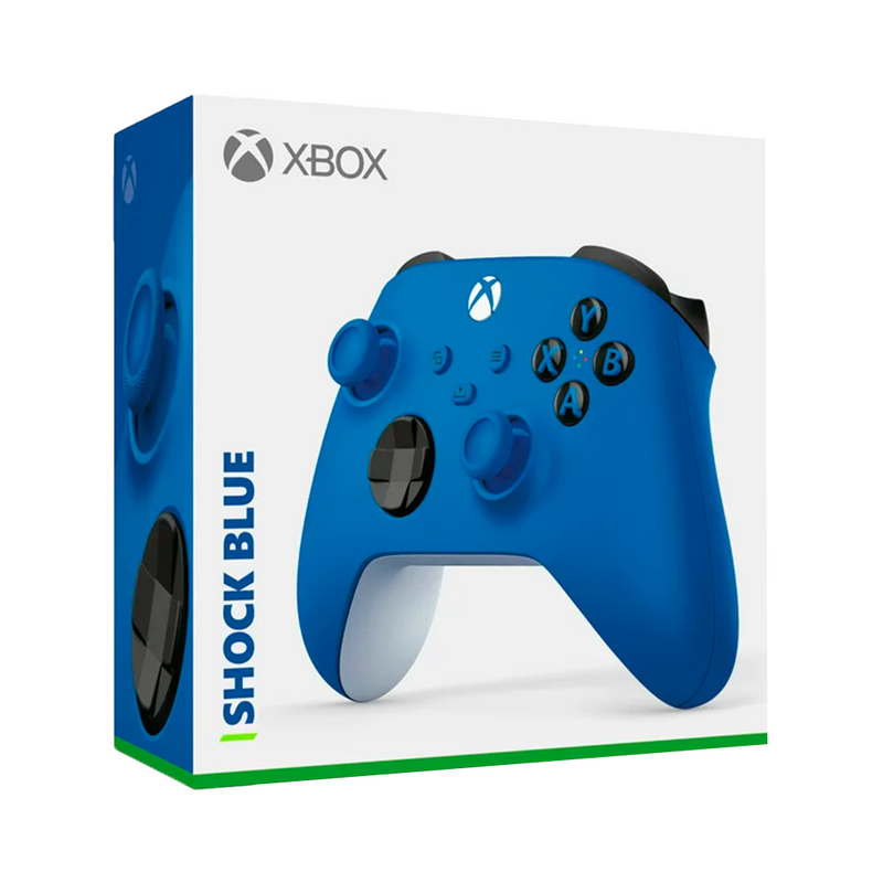 GAMEPAD MICROSOFT XBOX SERIE X SHOCK BLUE | USB - BLUETOOTH | PC - XBOX | AZUL