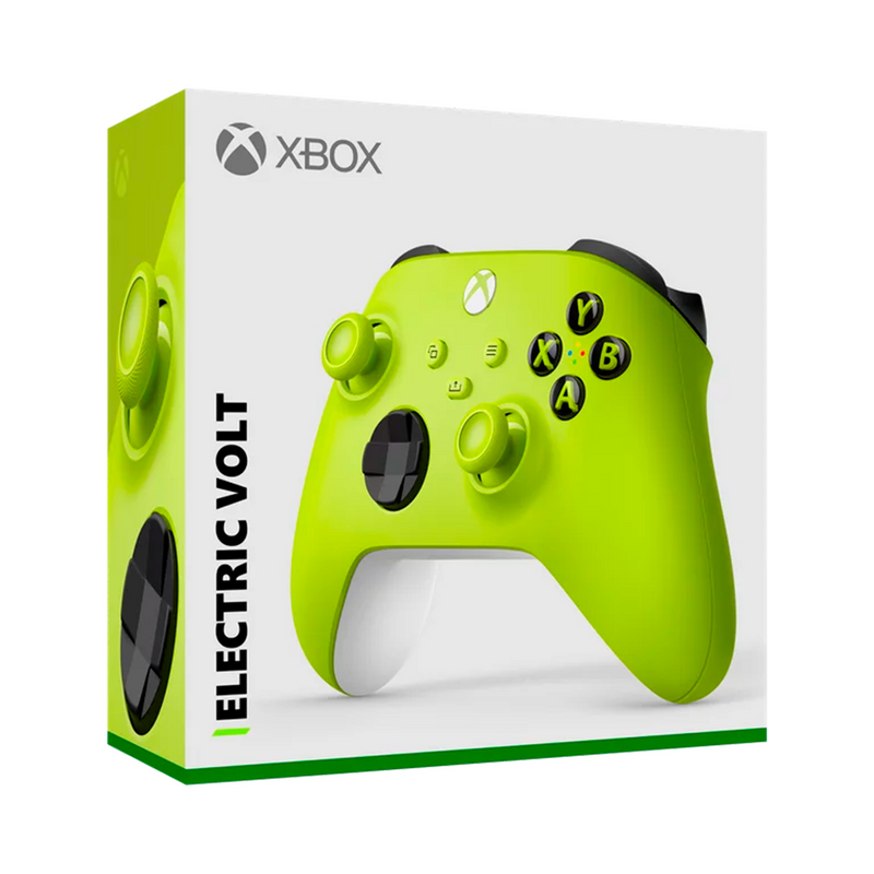 GAMEPAD MICROSOFT XBOX SERIE X ELECTRIC VOLT | USB - BLUETOOTH | PC - XBOX | VERDE