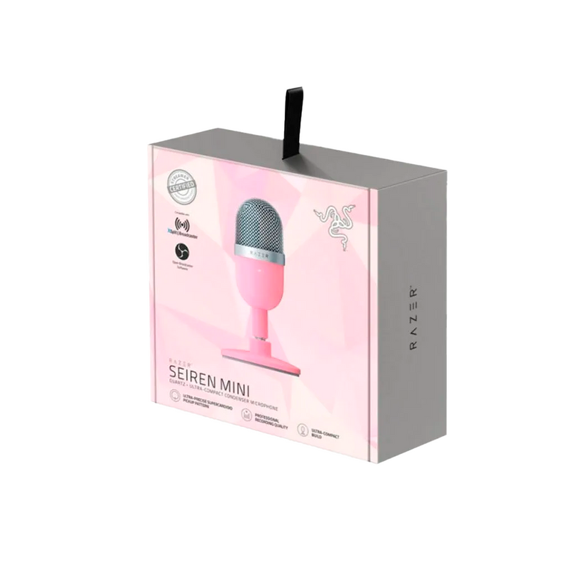 MICROFONO RAZER SEIREN MINI QUARTZ | USB | ROSADO