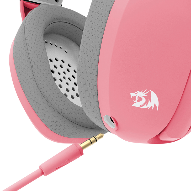 AUDIFONO REDRAGON IRE PRO H848 | BLUETOOTH- INALAMBRICO- USB | 7.1 | ROSADO