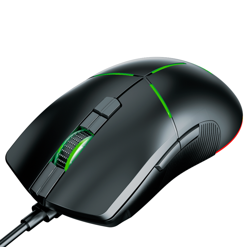 MOUSE AULA F820 | 6,400 DPI | RGB | NEGRO