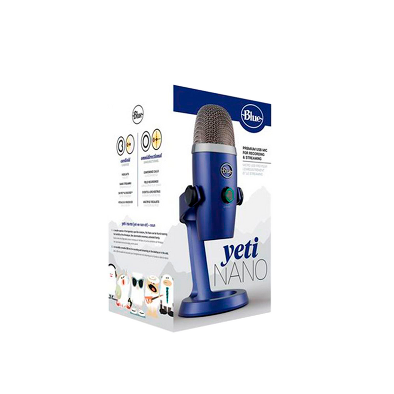 MICROFONO BLUE YETI NANO | USB | AZUL