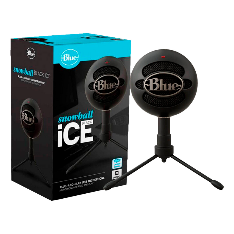 MICROFONO BLUE SNOWBALL ICE | USB | NEGRO