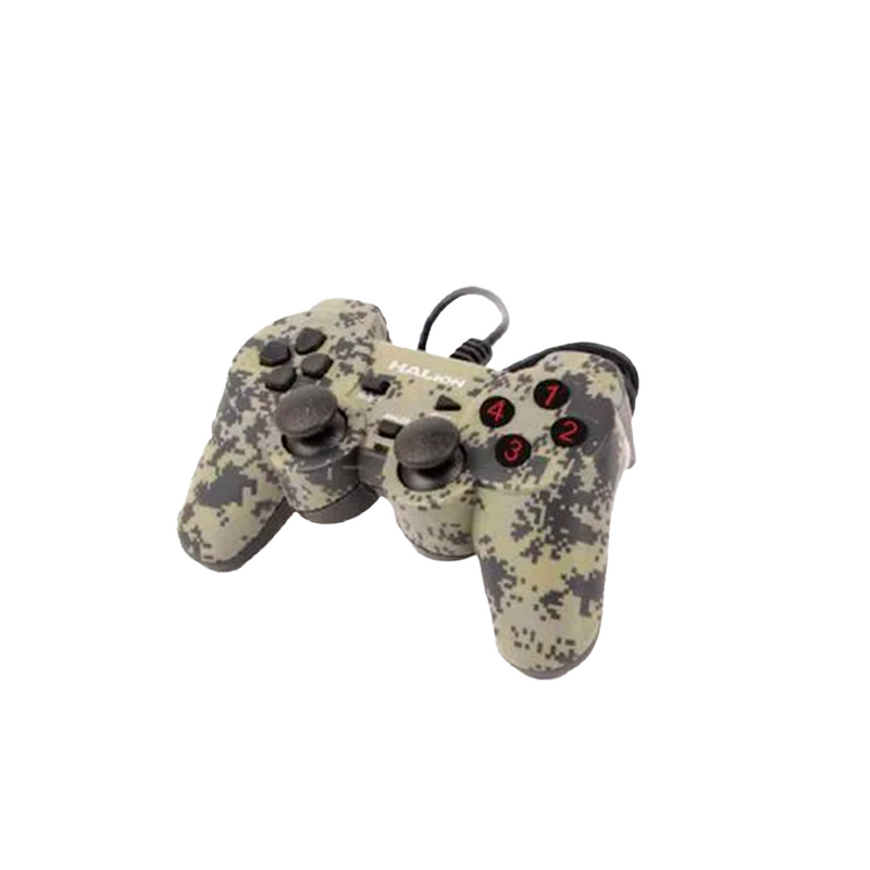 GAMEPAD HALION HA-8008 | INALAMBRICO | PC-PLAY2-PLAY3-ANDROID TV | CAMUFLADO