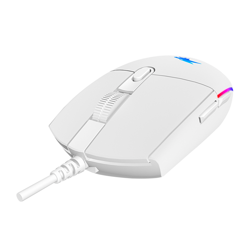 MOUSE VIFROZT VIKING | 12,800 DPI | RGB | BLANCO