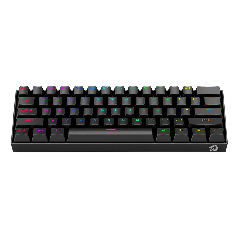 TECLADO REDRAGON DRAGONBORN K630 | INGLES | MECANICO | SW-BLUE | RGB | NEGRO