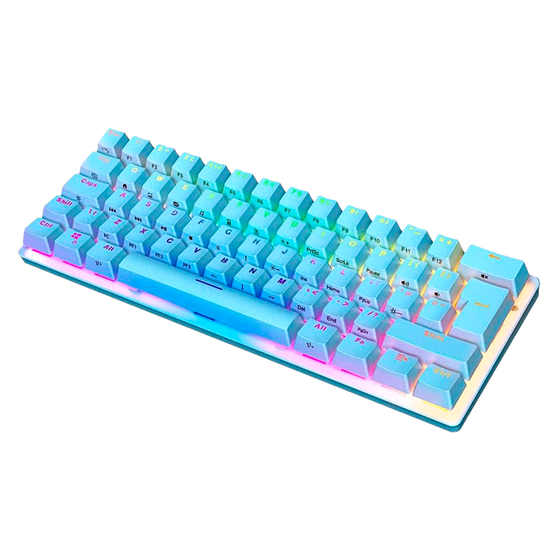 TECLADO T-DAGGER ARENA T-TGK321 | ESPAÑOL | MECANICO | SW-RED | RGB | AZUL