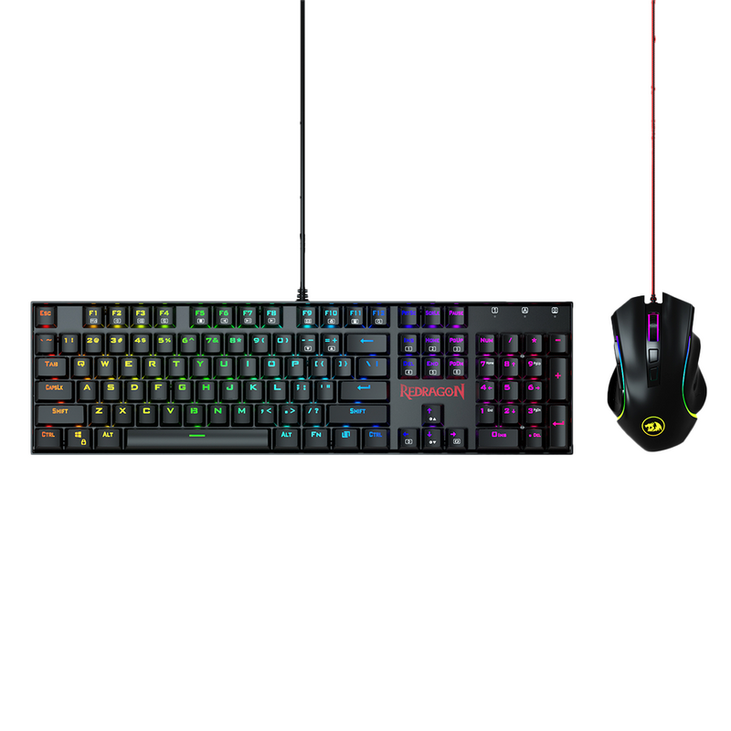 COMBO REDRAGON MITRA+GRIFFIN K551RGB-BA | TECLADO + MOUSE