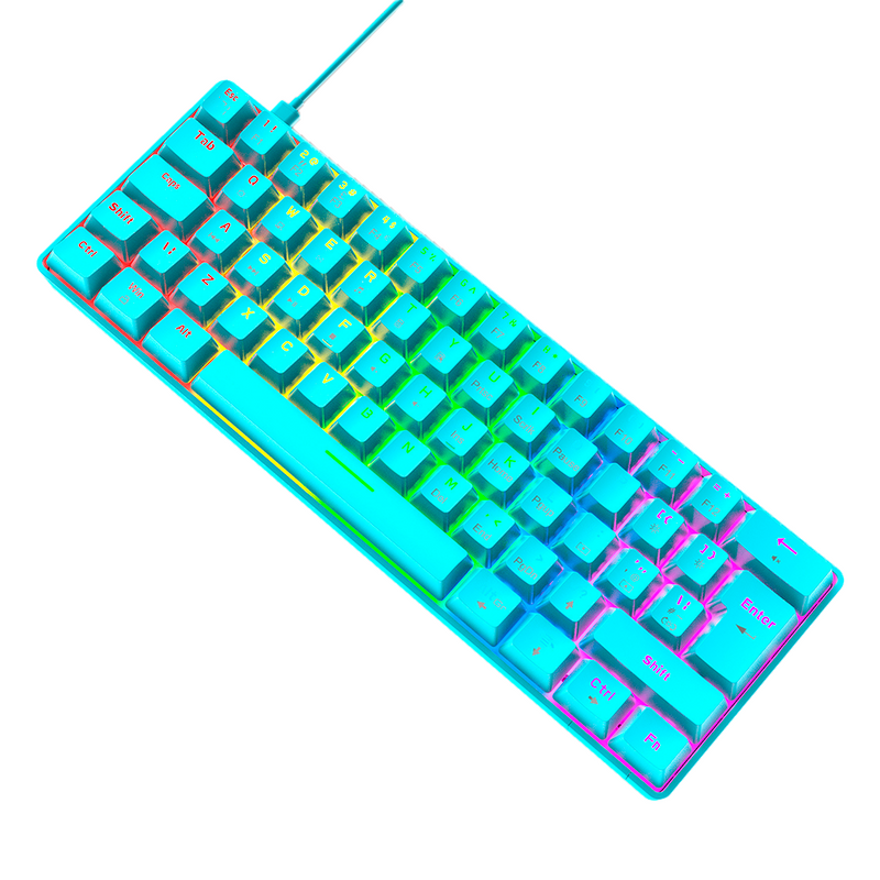 TECLADO T-DAGGER ARENA T-TGK321 | ESPAÑOL | MECANICO | SW-RED | RGB | AZUL