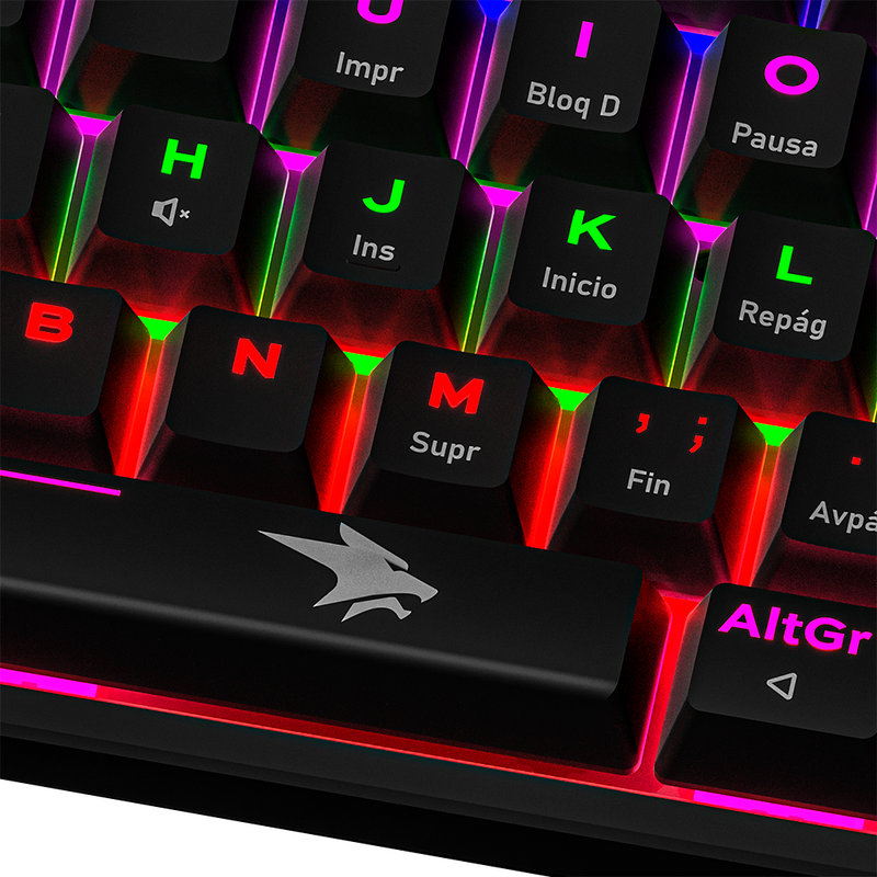 TECLADO VIFROZT BERSERKER MINI | MECANICO | SW-RED | RAINBOW | NEGRO