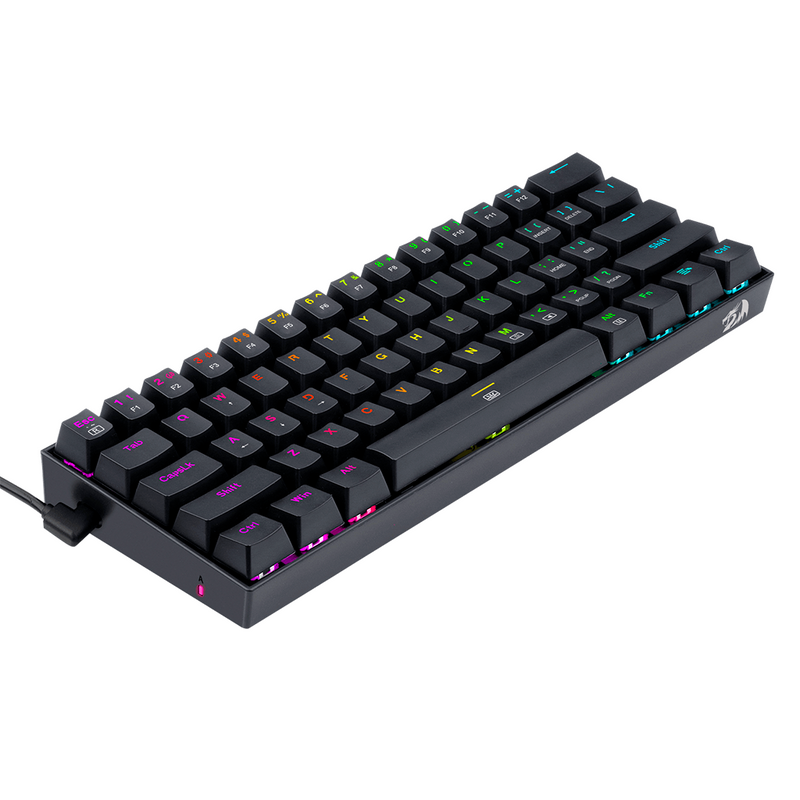 TECLADO REDRAGON DRAGONBORN K630 | INGLES | MECANICO | SW-BLUE | RGB | NEGRO