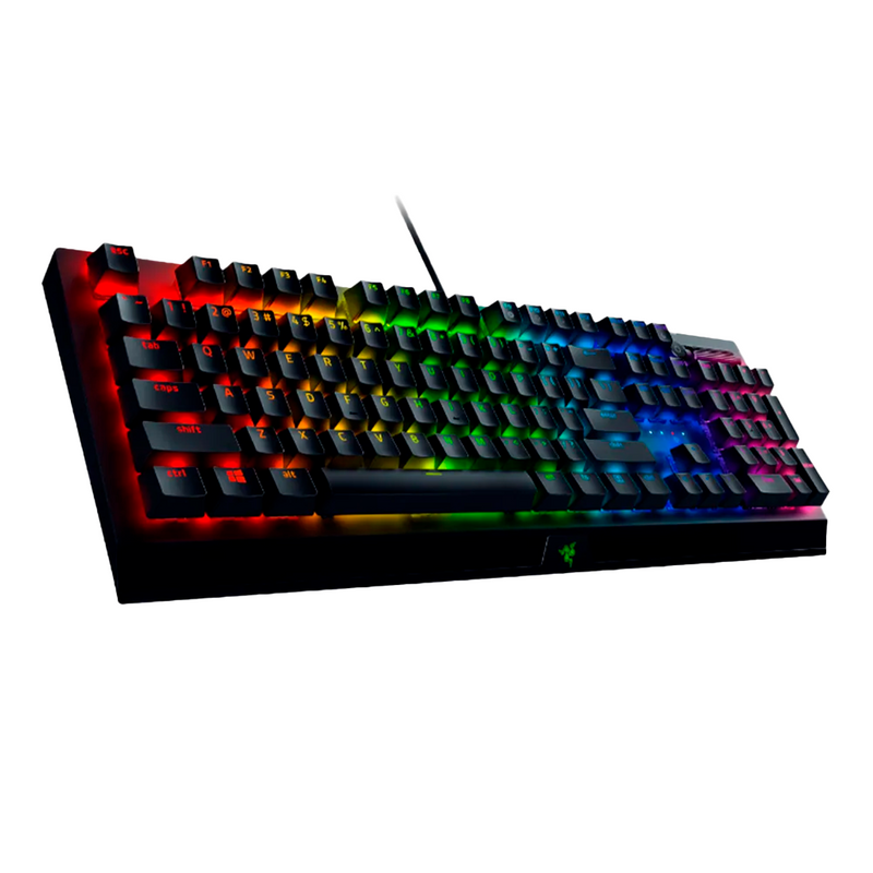 TECLADO RAZER BLACKWIDOW V3 | MECANICO | SW-YELLOW | RGB | NEGRO