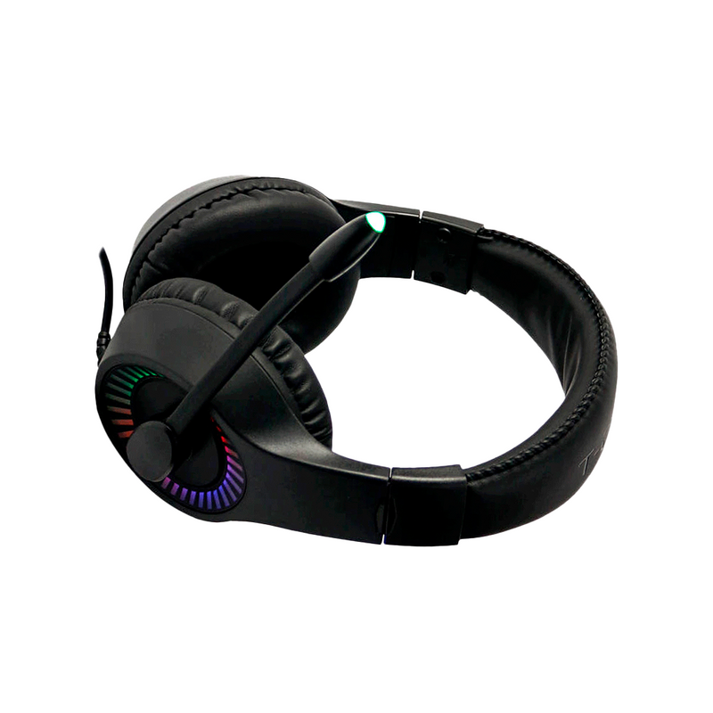 AUDIFONO T-DAGGER CASPIAN T-RGH211 | 3.5MM | ESTEREO | RGB | NEGRO