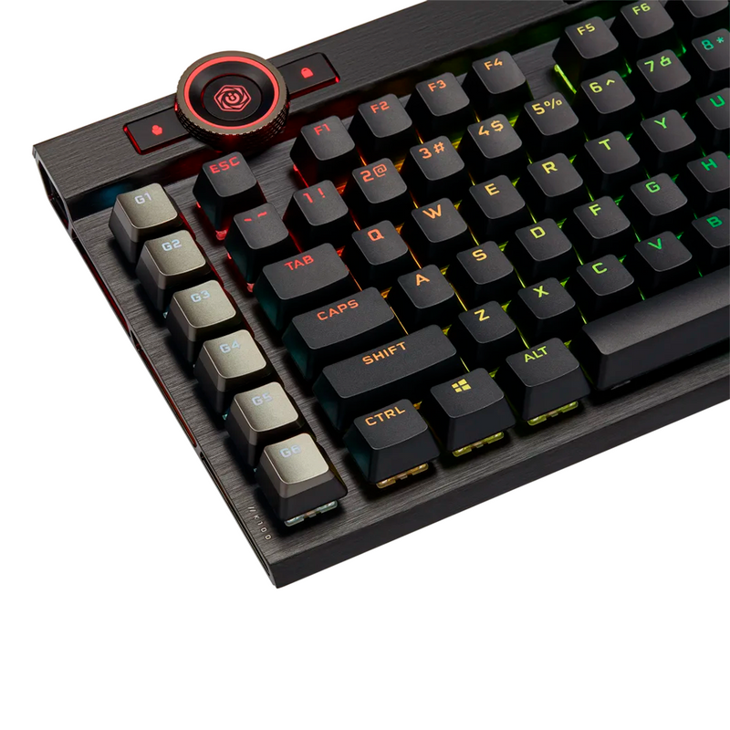 TECLADO CORSAIR K100 RGB | OPTOMECÁNICO | SW- CORSAIR OPX | RGB | NEGRO