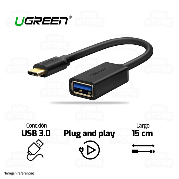 ADAPTADOR OTG TIPO C UGREEN 30701 | USB 3.0