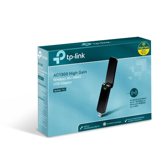 ADAPTADOR WIFI TP-LINK TL-ARCHER T4U | USB 2.0 | 2.4 GHz - 5GHz